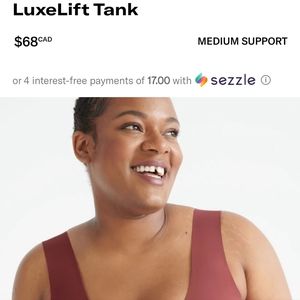 Knix Luxelift Tank in Red